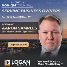 Logan's Aaron Samples will join National Mortgage Professional in the  second Town Hall entitled “Serving Business Owners”. Hear what Aaron and  the panel have to say about this very important aspect… |