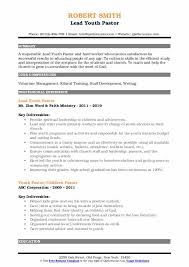 Maybe you would like to learn more about one of these? Youth Pastor Resume Samples Qwikresume