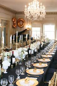 Searching for anniversary food ideas? Table Decorations Classy Black And Gold Party Decorations Novocom Top