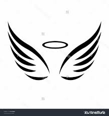 Define the shape of the heart then add the detailing around the inner part of the hearts two arches. How To Draw Angel Wings Easy Drawing For Kids