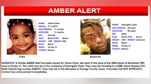 Последние твиты от amber alert (@amberalert). 11 Month Old Florida Girl Found Safe After Earlier Amber Alert