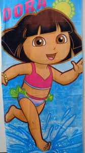 Dora the explorer hooded towel deals
