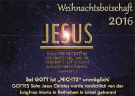 Wann ist jesus christus wirklich geboren? Weihnachtsbotschaft 2016 Jesus Christus Ist Das Licht Dieser Welt Und Musste Von Einer Jungfrau Geboren Werden Wordpress Presseartikel Oko Architektenhaus