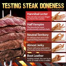 howtobeadad com how to test steak for wrongness