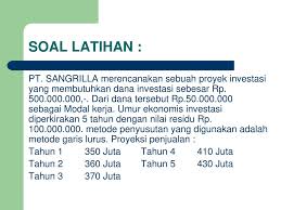D) misalkan ada beberapa pertimbangan tentang kondisi ekonomi di jerman yang dapat mengurangi. Analisis Keputusan Investasi Capital Budgeting Ppt Download