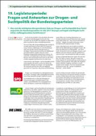 Betrachten wir nun in detail diese parteien, sowie andere, die nicht im bundestag jedoch in den landparlamenten und dem europarlament vertreten sind und daher eine wesentliche rolle an dem politischen leben. 19 Deutscher Bundestag Konturen