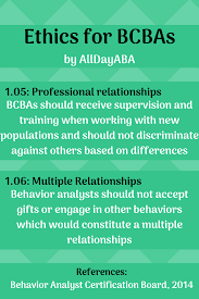 Ethics For Bcbas Part 3 By Alldayaba Behavior Analysis Behavior Analyst Aba Therapy For Autism