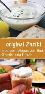 Original Griechischer Zaziki Cremig Und Erfrischend Rezept Zaziki Beilagen Zum Grillen Rezeptideen