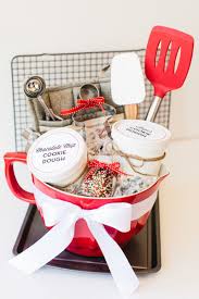 Holiday Cookie Gift Basket The Tomkat Studio Blog Christmas Gift Baskets Diy Creative Gift Baskets Christmas Gift Baskets