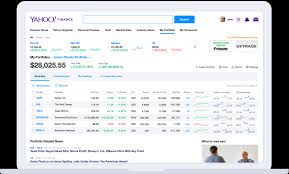 stock portfolio tracker yahoo finance