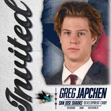 Greg is headed to the San Jose Sharks Development Camp‼️ "It's super  exciting to be invited out to San Jose's camp. Seeing how I stack up  against the best of the best