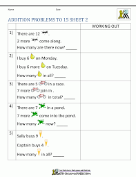 If your students are having trouble solving addition and subtraction word. First Grade Addition And Subtraction Word Problems Worksheets Worksheets Free Download