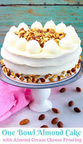 Easy Almond Cake Recipe Baked In 6 Cake Pan One Bowl Recipe For Best Almond Cake With Cream Cheese F Easy Almond Cake Recipe Almond Cakes Yummy Food Dessert