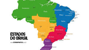Goias is a state of brazil, located in the central west region of the country. Mapa Do Brasil Regioes Estados E Capitais