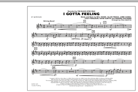 Moods genres vocals length bpm. Paul Murtha I Gotta Feeling Eb Alto Sax Sheet Music Pdf Notes Chords Pop Score Marching Band Download Printable Sku 282348