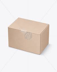 Download Kraft Box Mockup In Box Mockups On Yellow Images Object Mockups