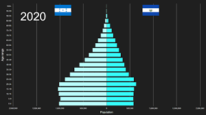 Honduras Vs El Salvador Population Pyramid 1950 To 2100 Youtube