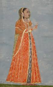 Arjumand Khanum Daughter Of Nawab Ja Far Khan Later Known As Murshid Quli Khan Who Transferred The C Mughal Miniature Paintings Mughal Paintings Vintage India