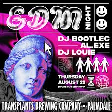 On 8/22 DJ Bootleg will be hosting an EDM with local DJs @al.exe.music &  @luis.alva213 . They will be spinning all of your favorite EDM tracks  spanning multiple genres such ass Deep