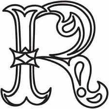 Cirque Letter R Alphabet Design Decorative Letters Lettering Fonts