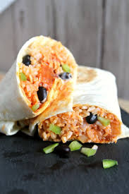 Burrito Au Poulet Effiloche Plat Americain Recette Wrap Recette Burritos
