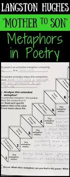 Mother To Son Langston Hughes Digital Poem Activities Printable Digital Poetry Middle School Poetry Unit Middle School Poem Activities