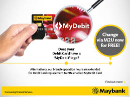 Replace your debit/atm card in less than 1 minute at our new express #debitcard replacement kiosk. Free Maybank Mydebit Card Replacement Delivery To Your Home Address Request Via Maybank2u