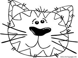 Coloring page outline of cartoon puppy. Abstract Cat Animal S0c5b Coloring Pages Printable
