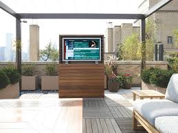 Outhouse over the toilet cabinet. 8 Clever Outdoor Technology Trends Hgtv