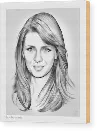 Mischa Barton Wood Print