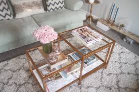 Diy ikea klubbo coffee table hack (via www.shelterness.com) ikea linnmon tables are ideal to renovate into a cool modern item! Georgi A Ikea Hack A Gold Marble Coffee Table Ikea Hack Living Room Ikea Kids Table Ikea Coffee Table
