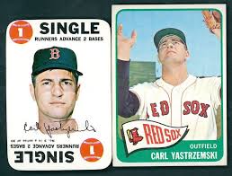 Carl yastrzemski card 1971 topps #530 bgs bccg 8. Lot Of 2 Carl Yastrzemski Baseball Cards With 1965 Topps 385 1968 Topps Game 3