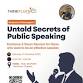 Untold secrets of public speaking event image