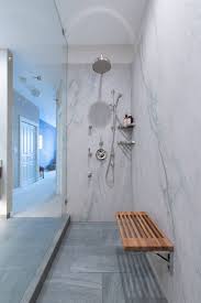 The corners of the decorative accent area are done wit. 75 Beautiful Marble Tile Walk In Shower Pictures Ideas July 2021 Houzz