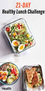 • you choose the best format for organizing the challenge. 21 Day Healthy Lunch Challenge Food Health Com