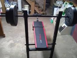 bo bench with 100 lb weight set