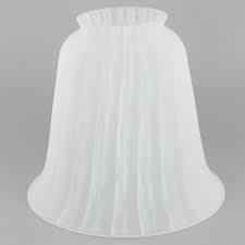 White Frit Bell Glass with 2-1/4in. Neck