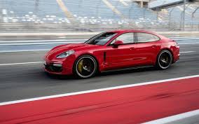 Wallpaper Porsche Panamera Gt Sports Car Red On Road Porsche Panamera Panamera Sport Turismo Sports Coupe