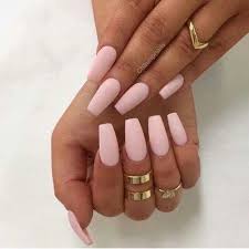 Best pink acrylic nail art designs. Matte Light Pink Acrylic Nails Matte