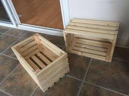 Crates Made From 1x2 Furring Strips And 2x2 Boards Ripped At 45 Degrees Each Crate Has Five 17 5 Inch Boards Fo Easy Wood Projects 2x2 Wood Furniture Projects