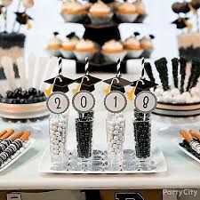 Classy Grad Treat Table Ideas Dessert Table Graduation Party Graduation Party Treats Graduation Party Centerpieces