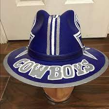 Accessories Custom Painted Dallas Cowboys Fedora Panama Hat Poshmark