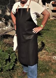 Tablier En Cuir A Bretelles By Gaston Fashion Apron