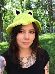 Best crochet project: frog hat