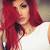 Girls With Dyed Dark Red Hair