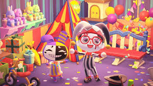 どうぶつの森 — Joy the lazy mischievous jester 🃏🎈 Custom villager...