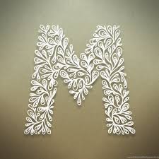 To practice fine motor skills shoe print art obj: M Alphabet Wallpapers Hd Desktop Background