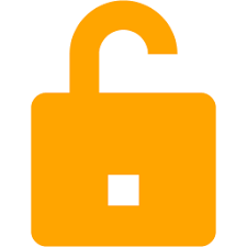 Orange lock 2 icon - Free orange lock icons