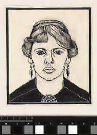 Portrait of Josephine Baker by A. Ducand: Fine art print