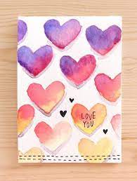 I cut mine to 7 x 10 inches so each card. 10 Artsy Valentine S Ideas Valentines Day Cards Handmade Valentines Cards Valentine Day Cards